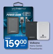 Volkano Nano Series Powrbanks-Each