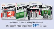 Energizer Batteries-Per Pack
