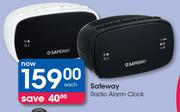 Safeway Radio Alarm Clock-Each