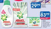 Ariel Auto Washing Powder 3kg, Liquid 2Litres Or Washing Pods 21 Pack-Each