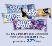 Sta Soft Fabric Conditioner Refills-500ml Each
