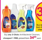 Clicks Anti Bacterial Cleaners-Each