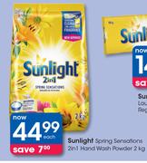 Sunlight Spring Sensations 2In1 Hand Wash Powder 2kg-Each