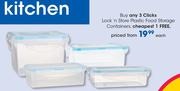 Clicks Lock'n Store Plastic Food Storage Containers-Each