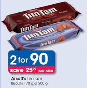 Arnott's Tim Tam Biscuits-For 2 x 170g Or 200g Per Offer