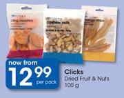 Clicks Dried Fruit & Nuts-100g Per Pack