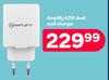 Amplify 42W Dual Wall Charger