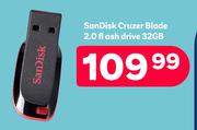 Sandisk Cruzer Blade 2.0 Flash Drive 32GB