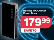 Rockitt 10000 mAh Power Bank