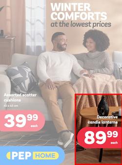 PEP Home : Winter Comforts At The Lowest Prices (01 March - 28 March 2024), page 1