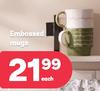 Embossed Mugs-Each