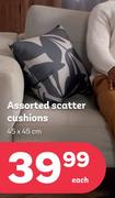 Assorted Scatter Cushions-45 x 45cm Each