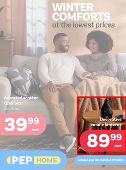 PEP Home Namibia : Winter Comforts At The Lowest Prices (01 March - 28 March 2024), page 1