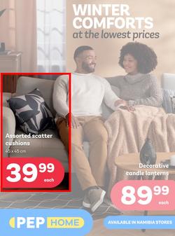 PEP Home Namibia : Winter Comforts At The Lowest Prices (01 March - 28 March 2024), page 1