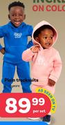 Plain Tracksuits 2-7 Years-Per Set