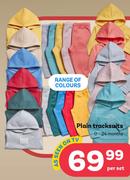 Plain Tracksuits 0-24 Months-Per Set