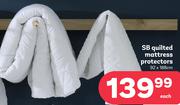 SB Quilted Mattress Protector 92 x 188cm-Each