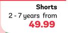 Shorts (2-7 Years)-Each