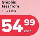Graphic Tees (7-14 Years)-Each