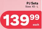PJ Sets Sizes XS-L-Each
