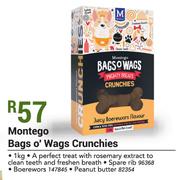 Montego Bags o' Wags Crunchies-1Kg