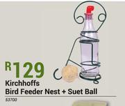 Kirchhoffs Bird Feeder Nest + Suet Ball