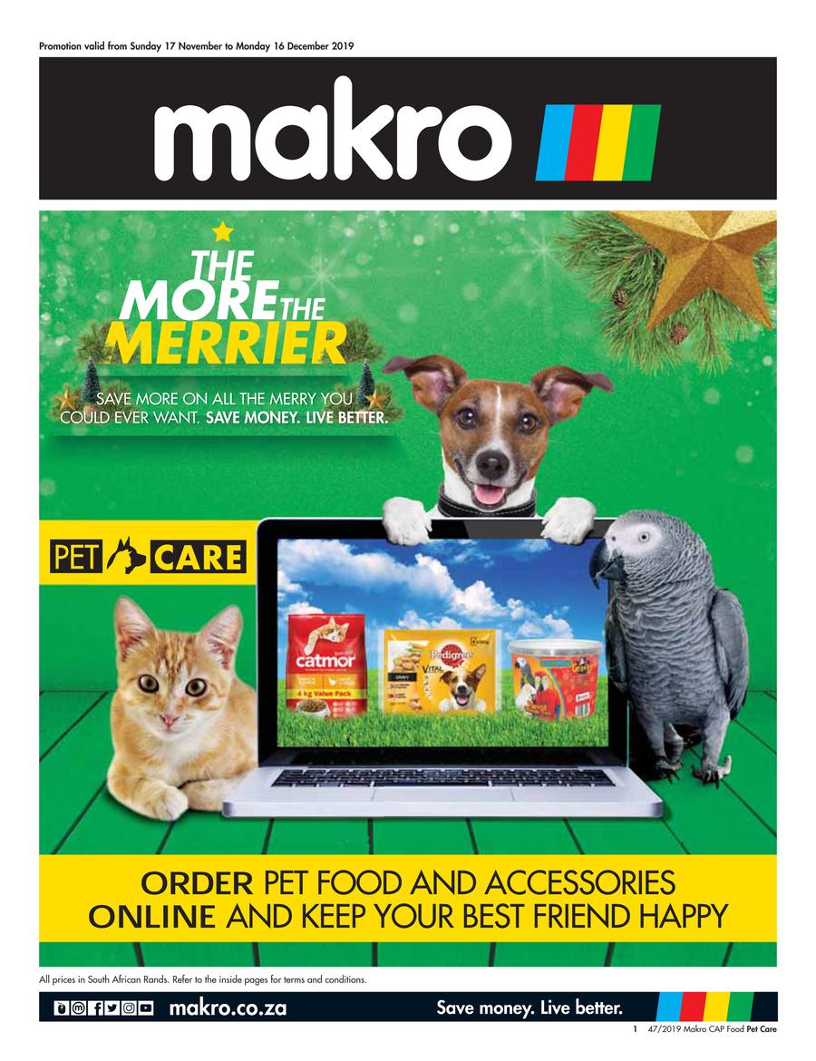 makro dog food prices