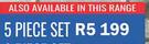 FUI 5 Piece Dining Set(Grey & White)