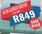 Mason Aluminium Chair(Grey & White)