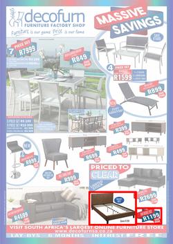 Decofurn : Massive Savings (3 Jan - 11 Jan 2018)), page 1