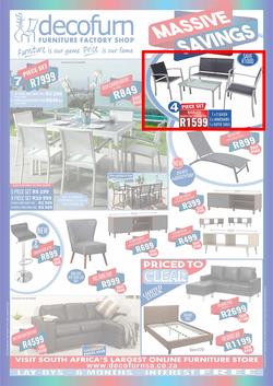 Decofurn : Massive Savings (3 Jan - 11 Jan 2018)), page 1