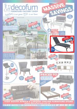 Decofurn : Massive Savings (3 Jan - 11 Jan 2018)), page 1