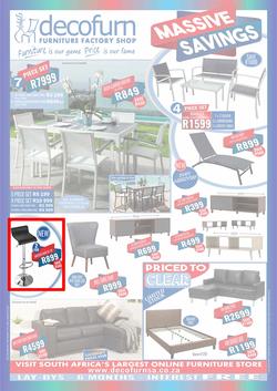 Decofurn : Massive Savings (3 Jan - 11 Jan 2018)), page 1