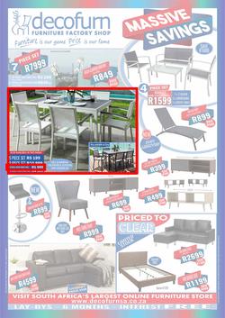 Decofurn : Massive Savings (3 Jan - 11 Jan 2018)), page 1
