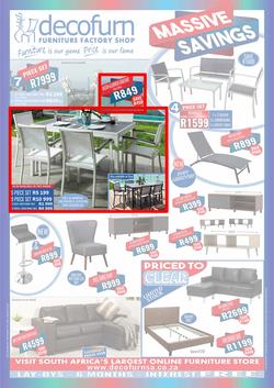 Decofurn : Massive Savings (3 Jan - 11 Jan 2018)), page 1