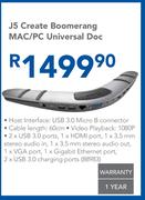 J5 Create-Boomerang Mac/PC Universal Doc