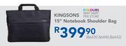 Kingsons 15" Notebook Shoulder Bag