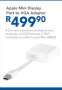 Apple Mini Display Port To VGA Adapter