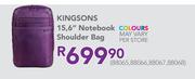 Kingsons 15.6" Notebook Shoulder Bag
