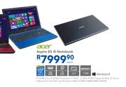 Acer Aspire E5 i5 Notebook Each