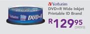Verbatim DVD+R Wide Inkjet Printable ID Brand