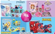 Assorted Character Plastic Ware-Each
