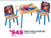 The Amazing Spider Man Table And Chair Set-Per Set
