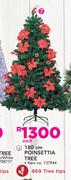 180cm Poinsettia Tree-Each