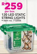 120 LED Static String Lights-Per Box