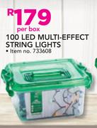 100 LED Multi-Effect  String Lights-Per Box