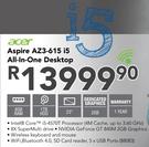 Acer Aspire AZ3-615 i5 All-In-One Desktop