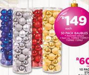 50 Pack Baubles-Each
