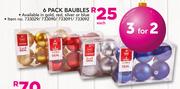 6 Pack Baubles-Each