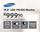 Samsung 18.5" LED 19D300 Monitor